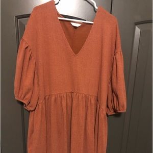 Rust color Terra Sky size 2x dress. Super comfy.